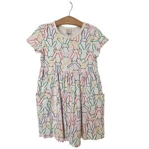 Hanna Andersson Bunny Print Play Dress With Pockets